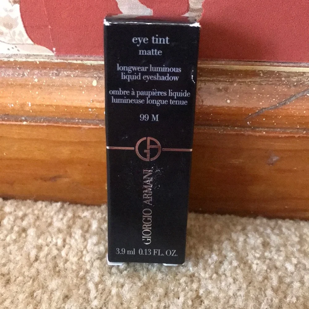 NEW IN BOX: Giorgio Armani Eye Tint Matte Liquid Eyeshadow - Black 99M Ebony
